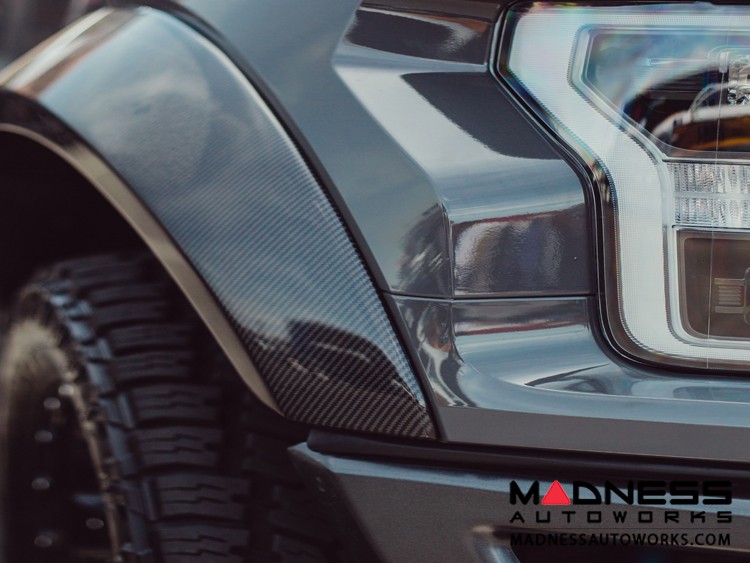 Ford Raptor Front Fender Flares TypeWide Carbon Fiber Pair